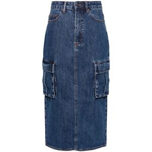 Self Portrait Denim Skirt